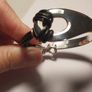 Original Sterling Silver and Leather Bracelet Image 5