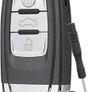 3 Button Key Fob Case For Audi A4 A5 A6 A7 A8 Quattro Q5 Q7 Image 2