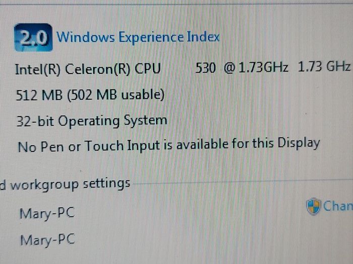 ACER EXTENZA 4220, Vintage, Intel Celeron CPU 530, 1.73GHZ, 32bit, 512mb Ram, 65GB HDD, Windows 7,  Firefox, Opera, Chrome and VLC