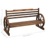 Garden Bench 142 cm Solid Firwood Image 8