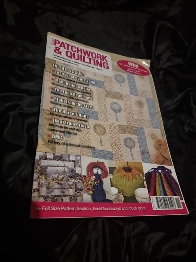 Job lot of seven Patchwork&Quilting magazines