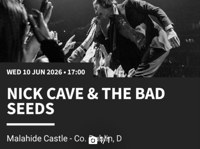 Nick Cave tickets