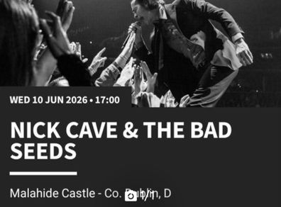Nick Cave tickets