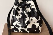 Furla cow print crossbody/shoulder bag