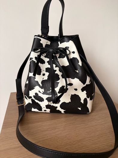 Furla cow print crossbody/shoulder bag