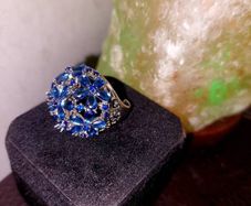 Silver Tanzanite Dress Ring