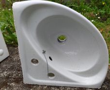 Bathroom Corner Sink 37x37