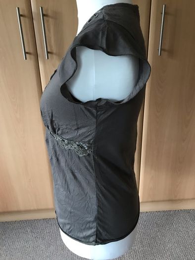Dunnes Stores khaki dressy top