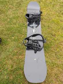 K2 Snowboard, bindings, boots and bag