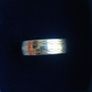 9ct men's heavy gold band 4g size S Image 2