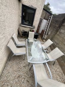 Garden table and chairs