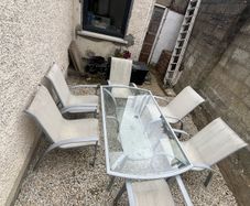 Garden table and chairs