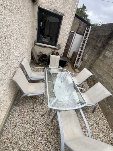 Garden table and chairs