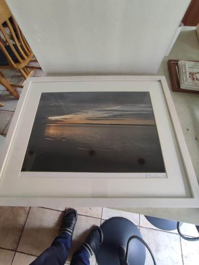 Lovely framed print of photo  of SLIGO bay by Paul Buckley  Ireland.