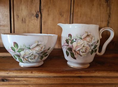 vintage jug & bowl shabby chic