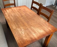 dining table and sofabed