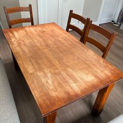 dining table and sofabed