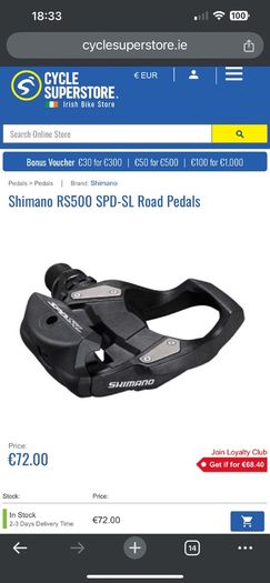 Shimano RC3 Road Shoe / cycling shoes / pedals / cleats