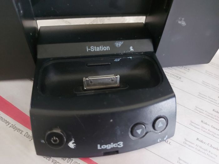 Logik 3  i-station, IPOD speaker, working fine, ideal portable music