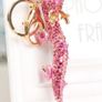 Keychain. Chinese Dragon. Pink Image 7