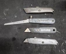 3 x Stanley Knife and Pad Saw