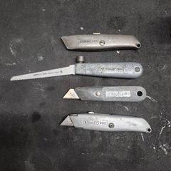 3 x Stanley Knife and Pad Saw
