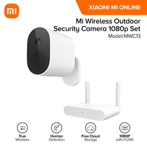 XIAOMI Wireless Outdoor Security Camera with Indoor Receiver Set in High Definition with Night Vision PIR Human Detection