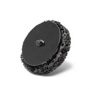 Glass Polish 11153 - Quick-Lock Clean and Strip Disc / 3" 75mm - Black