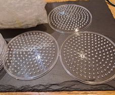 Transparent non slip furniture item
