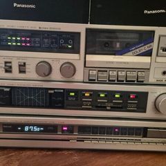 classic vintage amplifier casette radio deck jvc