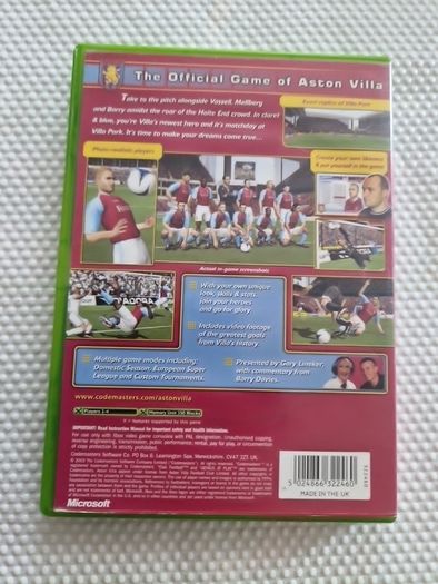 Aston Villa 2003 2004 season Club Football Xbox Original Games Original