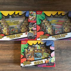 Pokemon Ascended Heroes Premium Poster collection and deluxe pin collection bundle