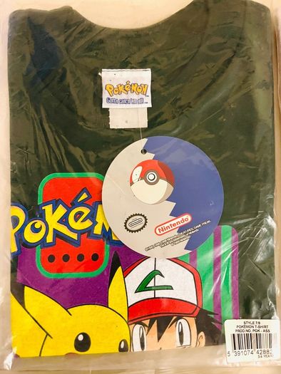 From 1999 Official License Pokemon t-shirts 9 pieces