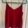 red cami vest top from H&M. Size 10 Image 2