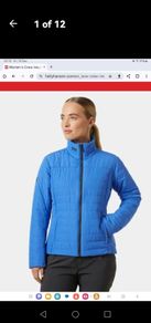 Helly Hansen Crew Insulated Jacket 2.0  - Ultra Blue - Size L UK 14 - BNWT RRP 170