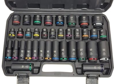 Manarola Professional 35-piece Impact Socket Set