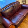 Quality Leather Sofa Set. 3 Seater, 2 Seater & Armchair Image 3