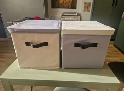 2 storage boxes