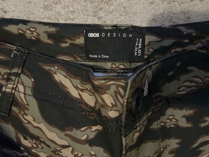ASOS Design Camo Trousers