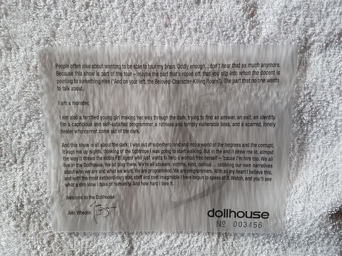 Dollhouse Season 1 Limited Edition Comic Con Exclusive DVD Set 3456/5000 NTSC Region 1 Like New