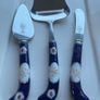 Antique Prill 3pce Cheese Set with 15inch Serving Platter Image 3