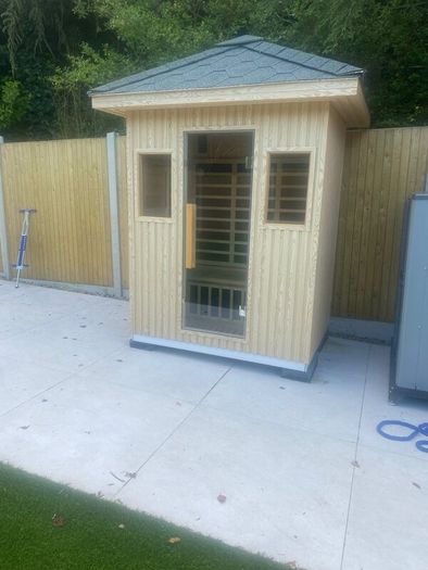 3 person outdoor sauna NEW | Garden