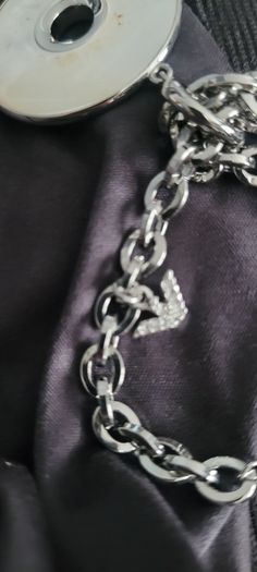 silver armani Jewellery Set
