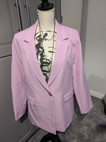 baby pink blazer