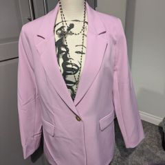baby pink blazer
