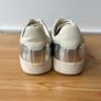 M&S silver leather sneakers, new, uk 4 Image 3