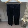 MYOURSA High Waisted Wide Leg Jeans in Washed Black Size Medium Image 5
