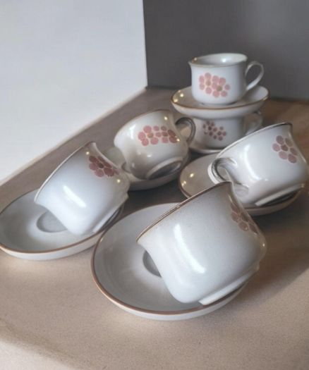 Vintage Denby Gypsy Cups and Saucers Set