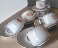 Vintage Denby Gypsy Cups and Saucers Set