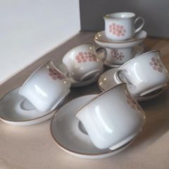Vintage Denby Gypsy Cups and Saucers Set